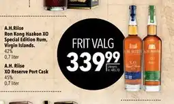 Citti A.H.Riise Ron Kong Haakon XO Special Edition Rum, Virgin Islands., DKK 339.99 tilbud