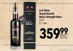 Citti A.H.Riise Royal Danish Navy Strength Rum, DKK 359.99 tilbud