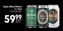 Citti Royal, Albani Odense eller Faxe, DKK 59.99 tilbud