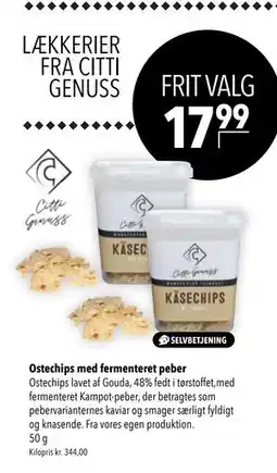 Citti Ostechips med fermenteret peber, DKK 17.99 tilbud