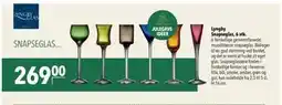 Citti Lyngby Snapseglas, 6 stk., DKK 269 tilbud