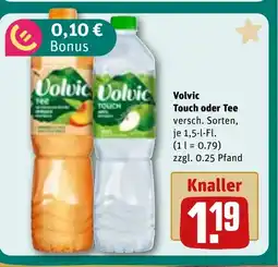 REWE DE Volvic Touch oder Tee tilbud