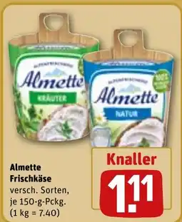 REWE DE Almette frischkäse tilbud