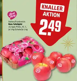 REWE DE Pink Lady Italien/Frankreich: Rote Tafeläpfel tilbud