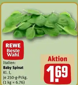 REWE DE REWE Beste Wahl Italien: Baby Spinat tilbud