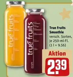 REWE DE True Fruits Smoothie tilbud