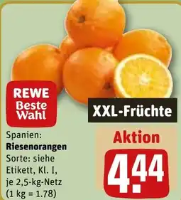 REWE DE REWE Beste Wahl Spanien: Riesenorangen tilbud