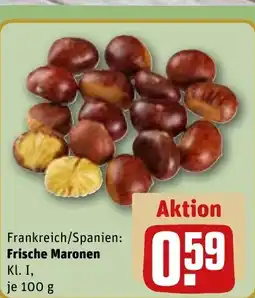 REWE DE Frankreich/Spanien: Frische Maronen tilbud