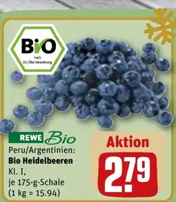 REWE DE REWE Bio Peru/Argentinien: Bio Heidelbeeren tilbud