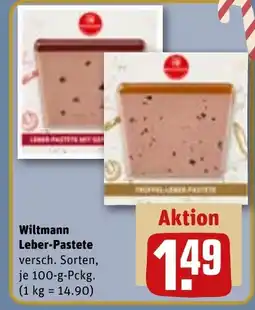 REWE DE Wiltmann Leber-Pastete tilbud
