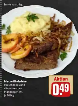 REWE DE Frische Rinderleber tilbud