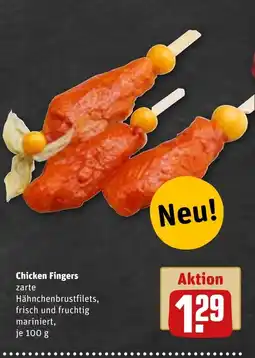 REWE DE Chicken Fingers zarte tilbud