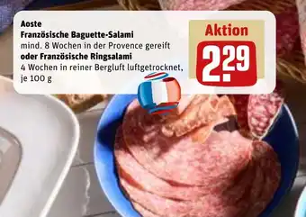 REWE DE Aoste französische baguette-salami tilbud