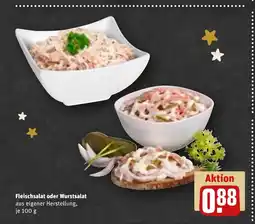 REWE DE Fleischsalat oder Wurstsalat tilbud