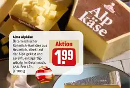 REWE DE Alma Alpkäse tilbud