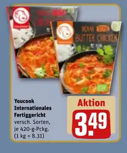 REWE DE Youcook Internationales Fertiggericht tilbud