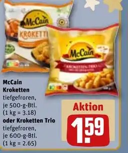 REWE DE McCain Kroketten , oder Kroketten Trio tiefgefroren tilbud