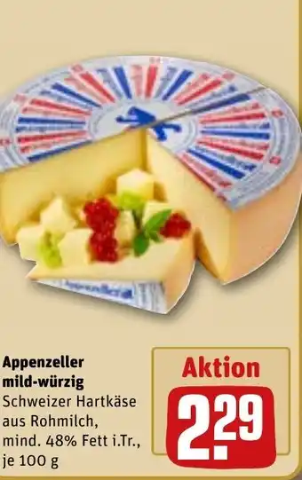 REWE DE Appenzeller mild-würzig tilbud