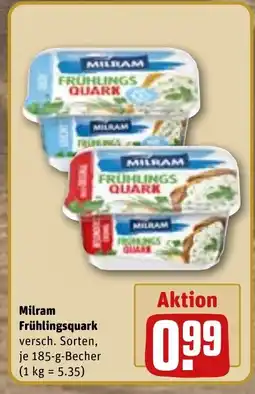 REWE DE Milram Frühlingsquark tilbud