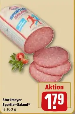 REWE DE Stockmeyer Sportler-Salami* je tilbud