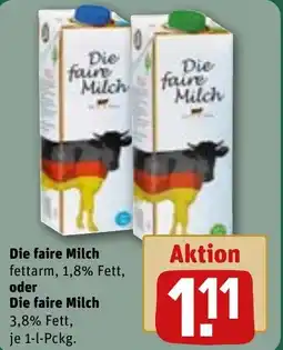 REWE DE Die faire Milch , oder Die faire Milch tilbud