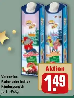 REWE DE Valensina roter oder heller kinderpunsch tilbud