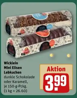 REWE DE Wicklein Mini Elisen Lebkuchen tilbud