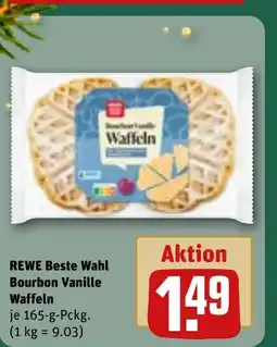 REWE DE Rewe beste wahl bourbon vanille waffeln tilbud