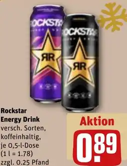REWE DE Rockstar Energy Drink tilbud