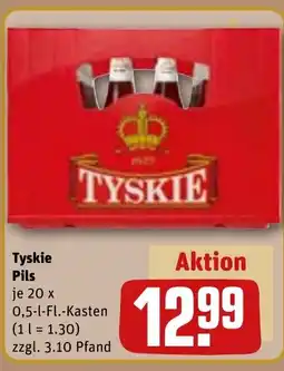 REWE DE Tyskie Pils tilbud