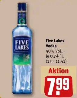 REWE DE Five Lakes Vodka tilbud