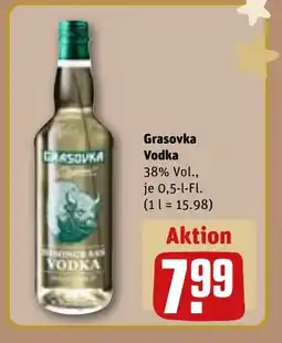 REWE DE Grasovka Vodka tilbud