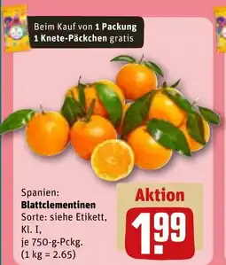 REWE DE Spanien: Blattclementinen tilbud