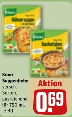 REWE DE Knorr Suppenliebe tilbud