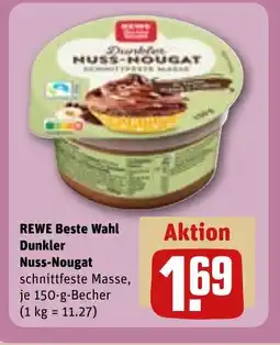 REWE DE REWE Beste Wahl Dunkler Nuss-Nougat tilbud