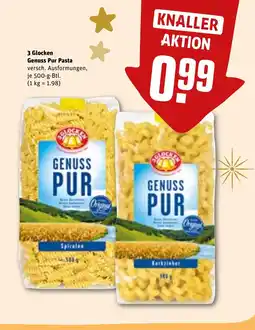 REWE DE 3 Glocken Genuss Pur Pasta tilbud