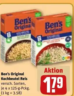 REWE DE Ben's Original Kochbeutel Reis tilbud