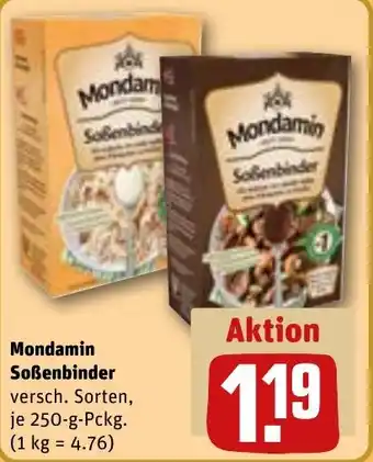 REWE DE Mondamin Sobenbinder tilbud