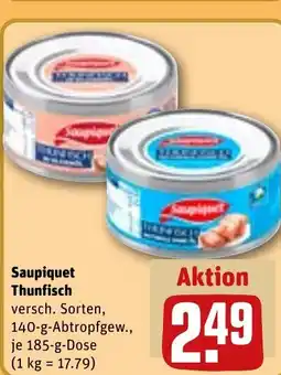 REWE DE Saupiquet Thunfisch tilbud