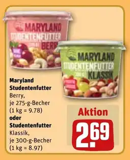 REWE DE Maryland Studentenfutter , oder Studentenfutter tilbud