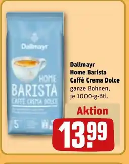 REWE DE Dallmayr Home Barista Caffé Crema Dolce tilbud