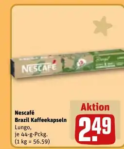 REWE DE Nescafé Brazil Kaffeekapseln tilbud