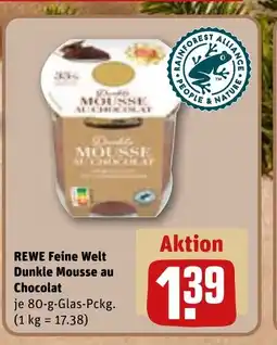 REWE DE REWE Feine Welt Dunkle Mousse au Chocolat tilbud