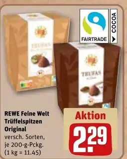 REWE DE REWE Feine Welt Trüffelspitzen Original tilbud