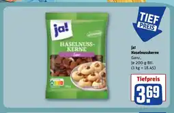 REWE DE ja! Haselnusskerne Ganz tilbud