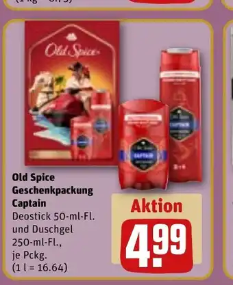 REWE DE Old Spice Geschenkpackung Captain tilbud