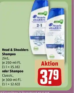 REWE DE Head & Shoulders , oder Shampoo tilbud