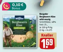 REWE DE Bergbauern Käse mild-nussig tilbud