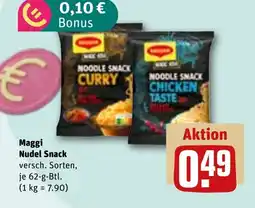 REWE DE Maggi Nudel Snack tilbud