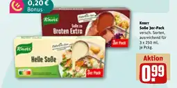 REWE DE Knor Soße 3er-Pack tilbud